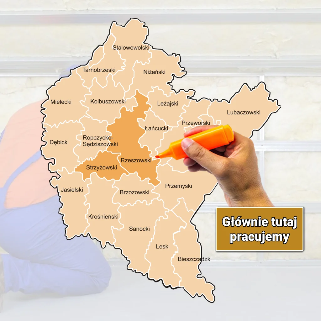 mapa realizacji projektów